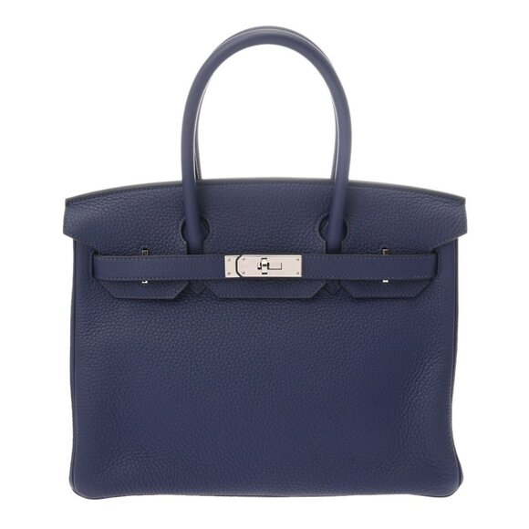 HERMES Birkin 30 Bleu encre hand bag - Picture 1 of 10